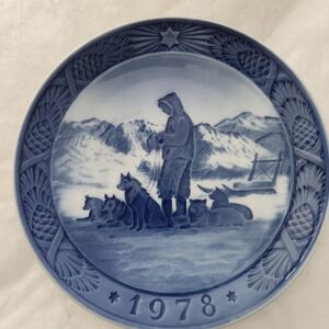 Royal Copenhagen Blue Ceramic Plate